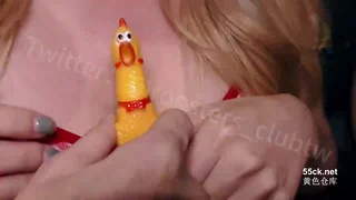 노래방에서 돌려 먹히는 금발녀